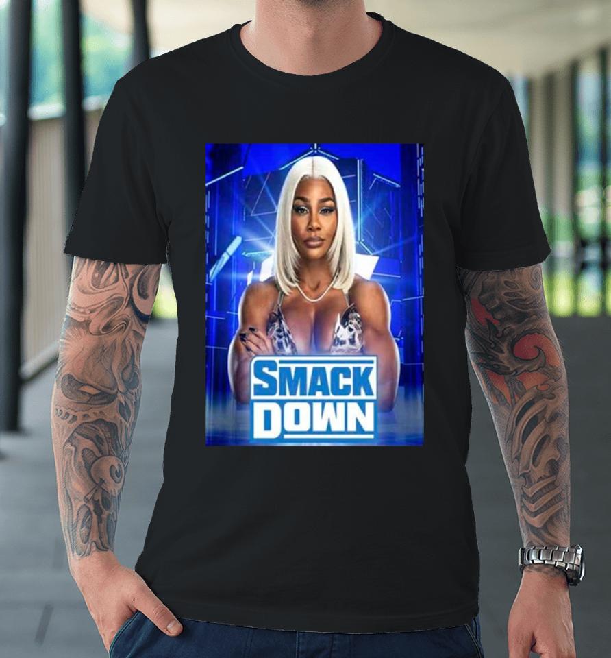 Jade Cargill On Wwe Smackdown Friday 8 7C On Fox Premium T-Shirt