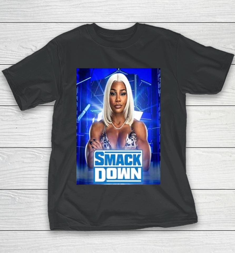 Jade Cargill On Wwe Smackdown Friday 8 7C On Fox Youth T-Shirt