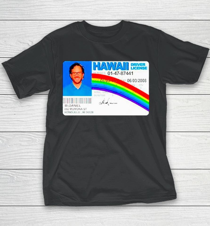Jaelan Phillips Mike Mcdaniel Hawaii Driver License Youth T-Shirt