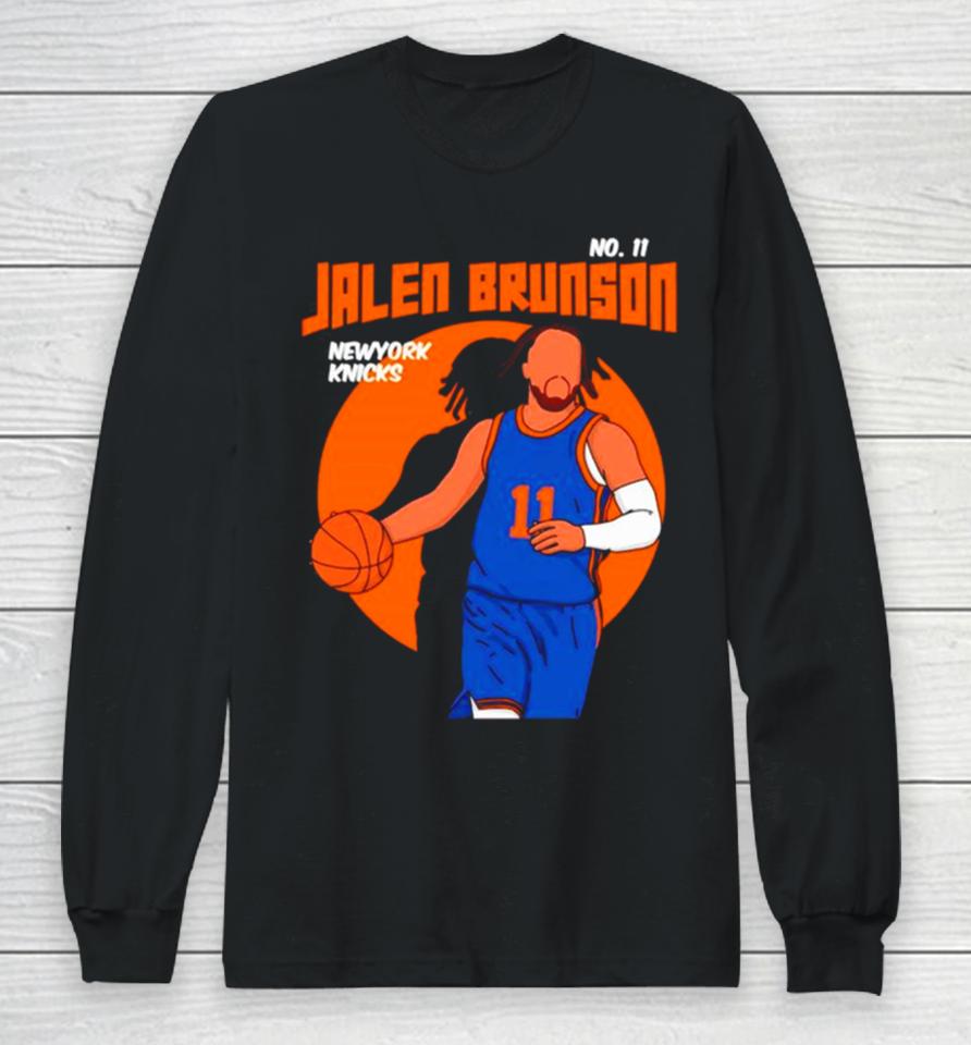 Jalen Brunson Basketball Player Nba New York Knicks Long Sleeve T-Shirt