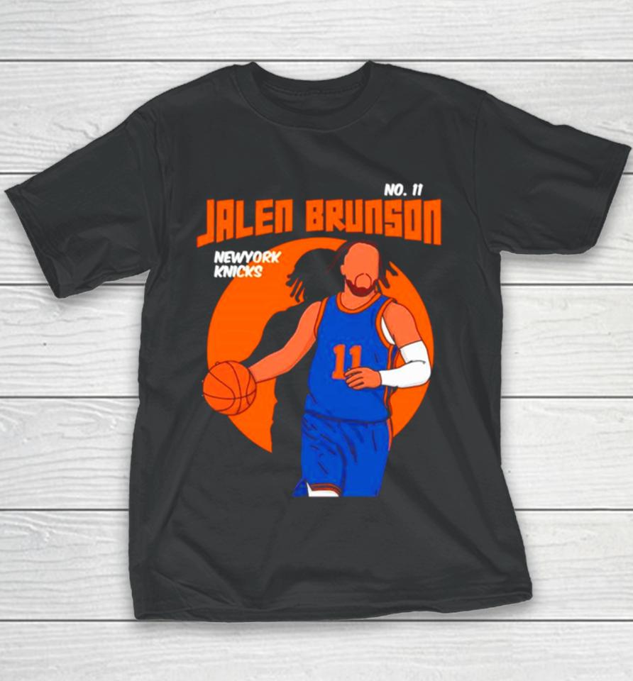 Jalen Brunson Basketball Player Nba New York Knicks Youth T-Shirt
