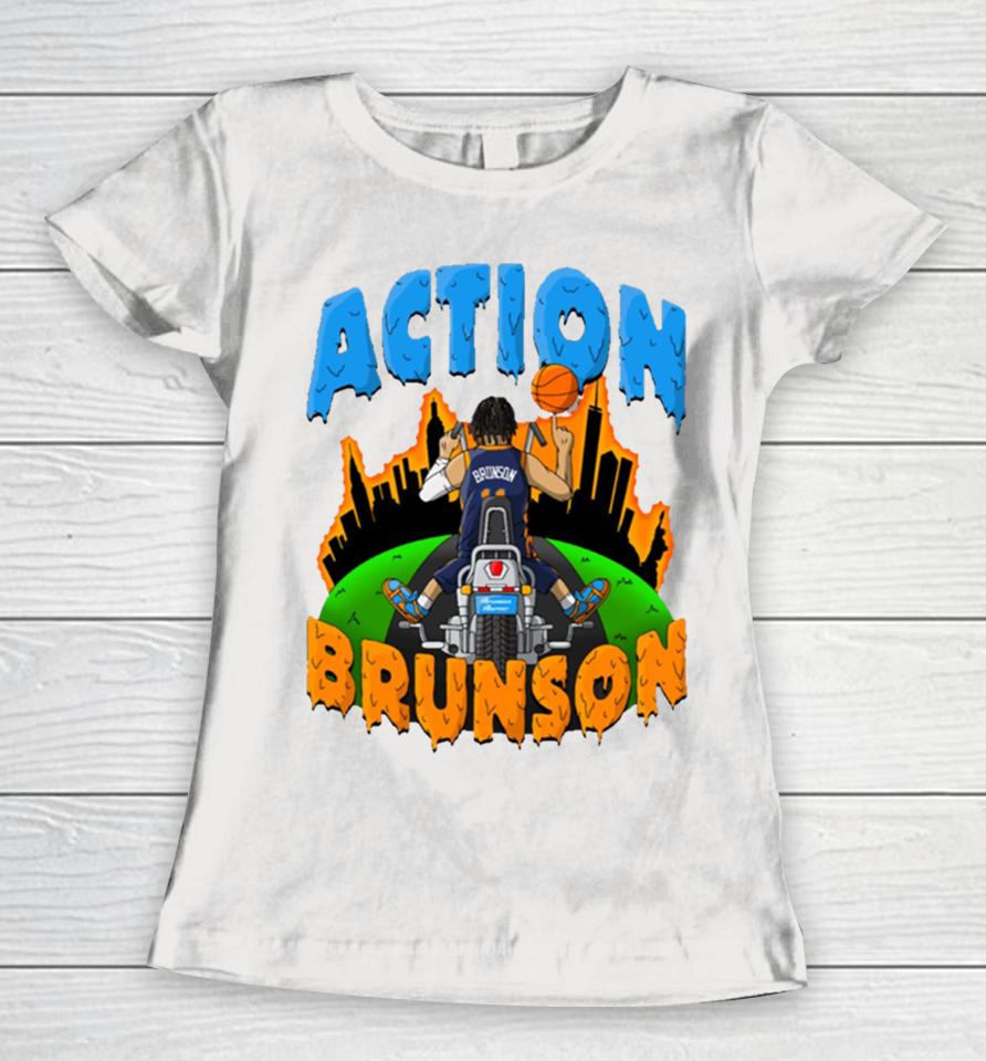Jalen Brunson New York Knicks Basketball Women T-Shirt