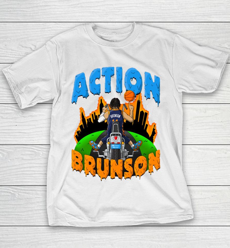 Jalen Brunson New York Knicks Basketball Youth T-Shirt