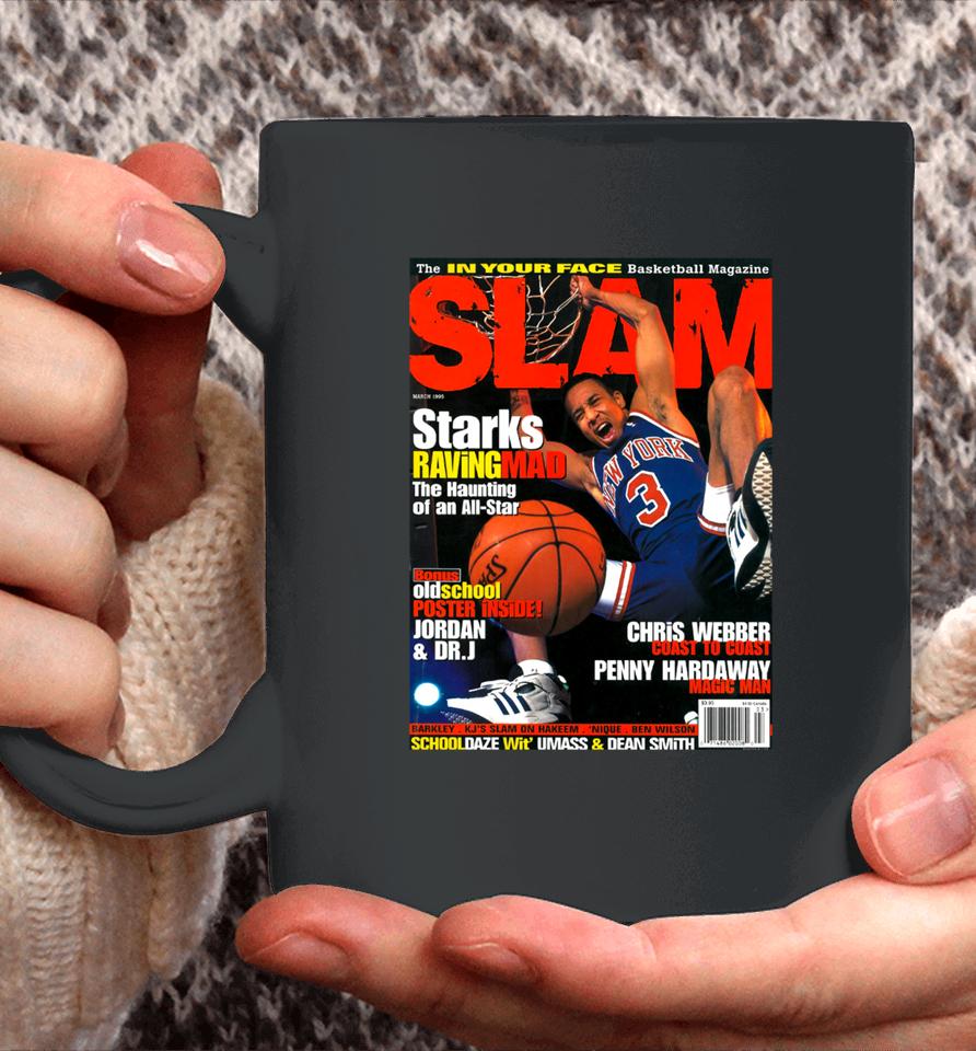 Jalen Brunson Slam Cover 3 John Starks Coffee Mug