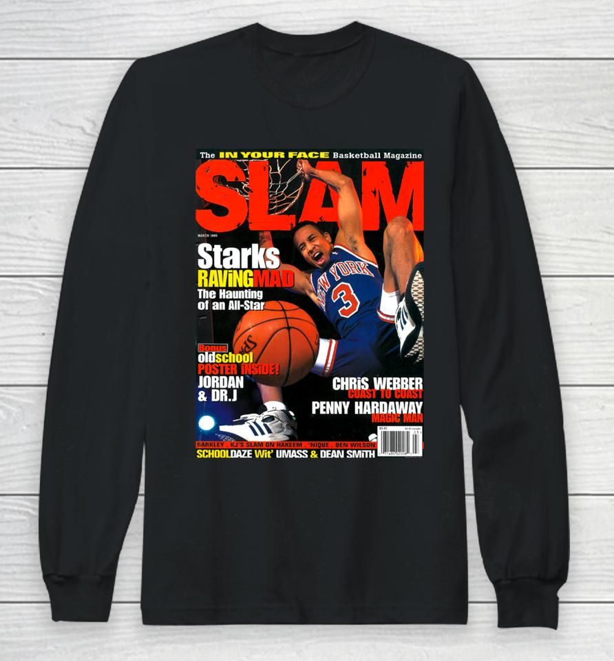Jalen Brunson Slam Cover 3 John Starks Long Sleeve T-Shirt