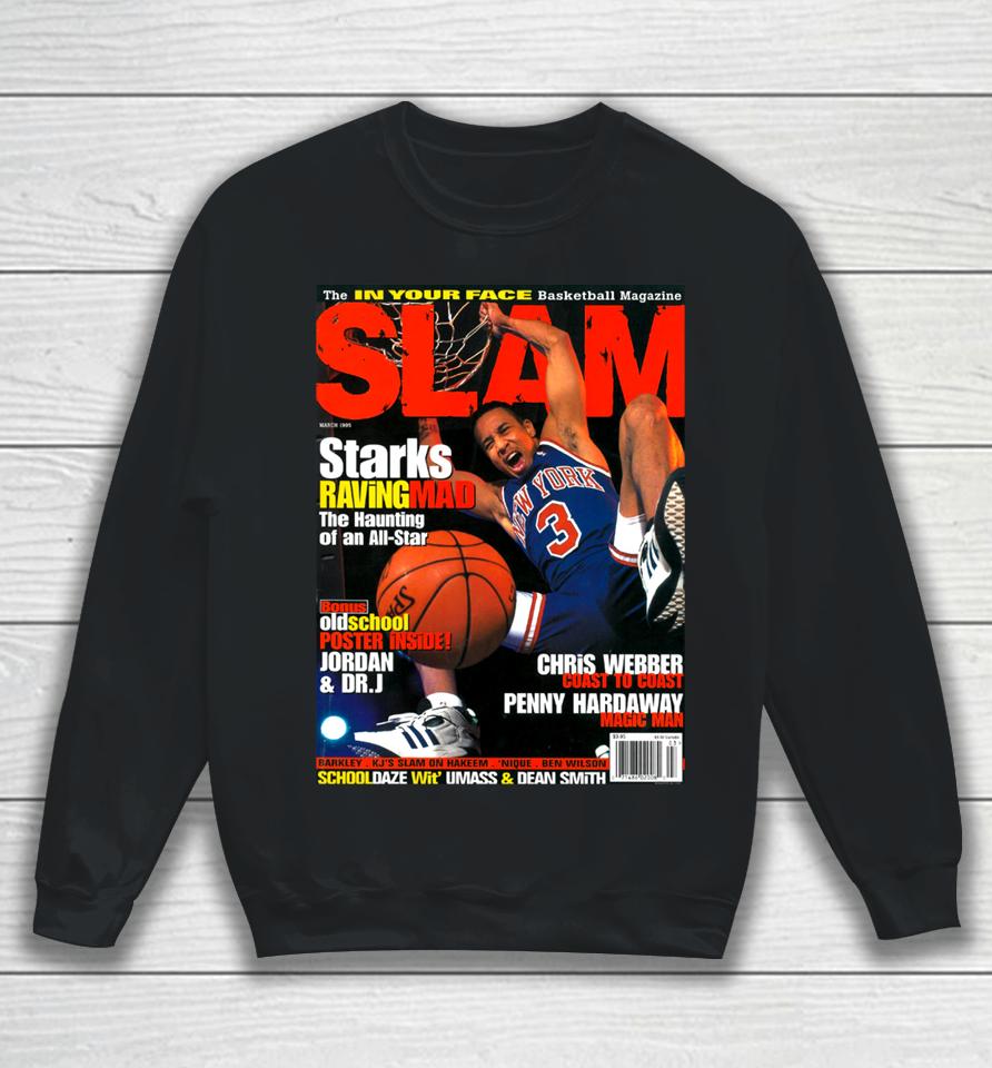 Jalen Brunson Slam Cover 3 John Starks Sweatshirt