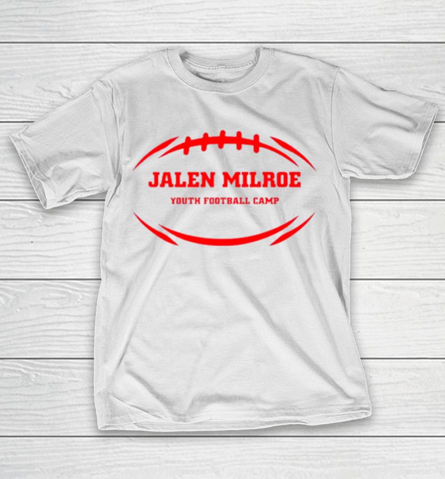 Jalen Milroe Youth Football Camp T-Shirt