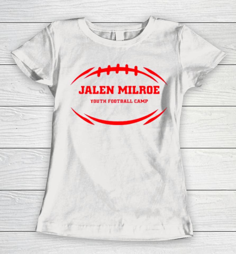 Jalen Milroe Youth Football Camp Women T-Shirt