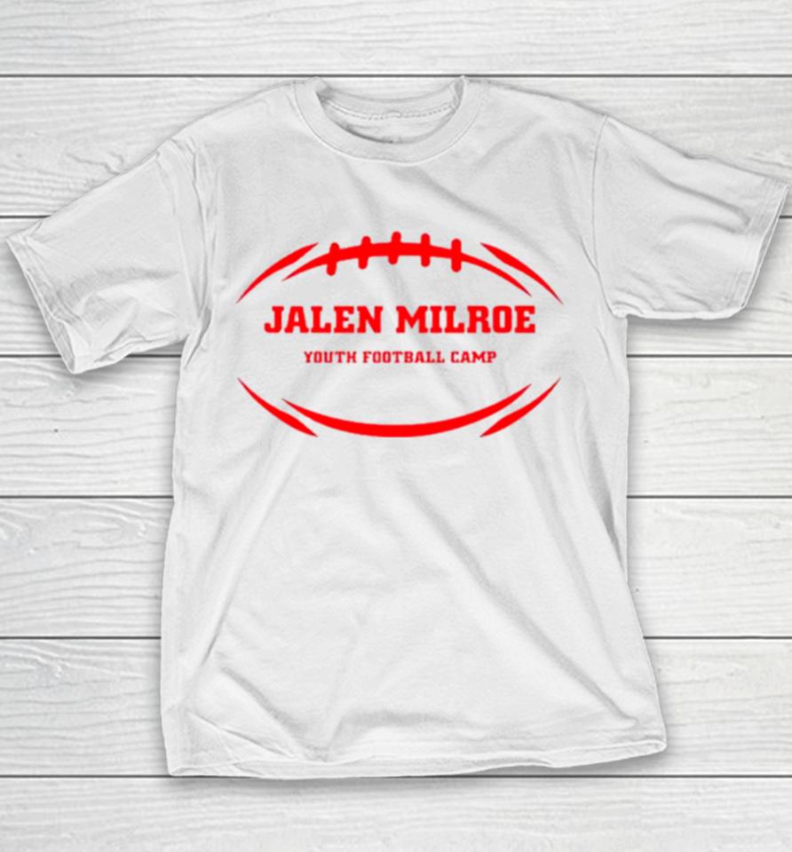Jalen Milroe Youth Football Camp Youth T-Shirt