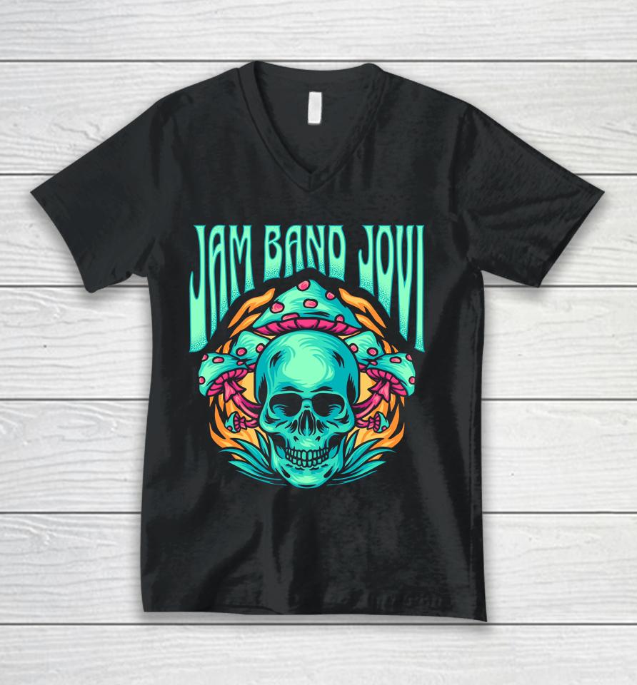 Jam Band Jovi Unisex V-Neck T-Shirt