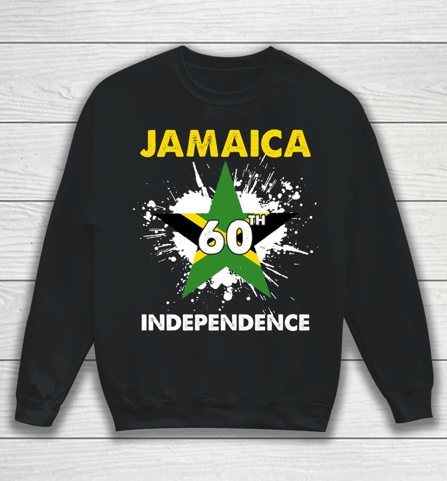 Jamaica 60Th Celebration Independence Day 2022 Jamaican Sweatshirt