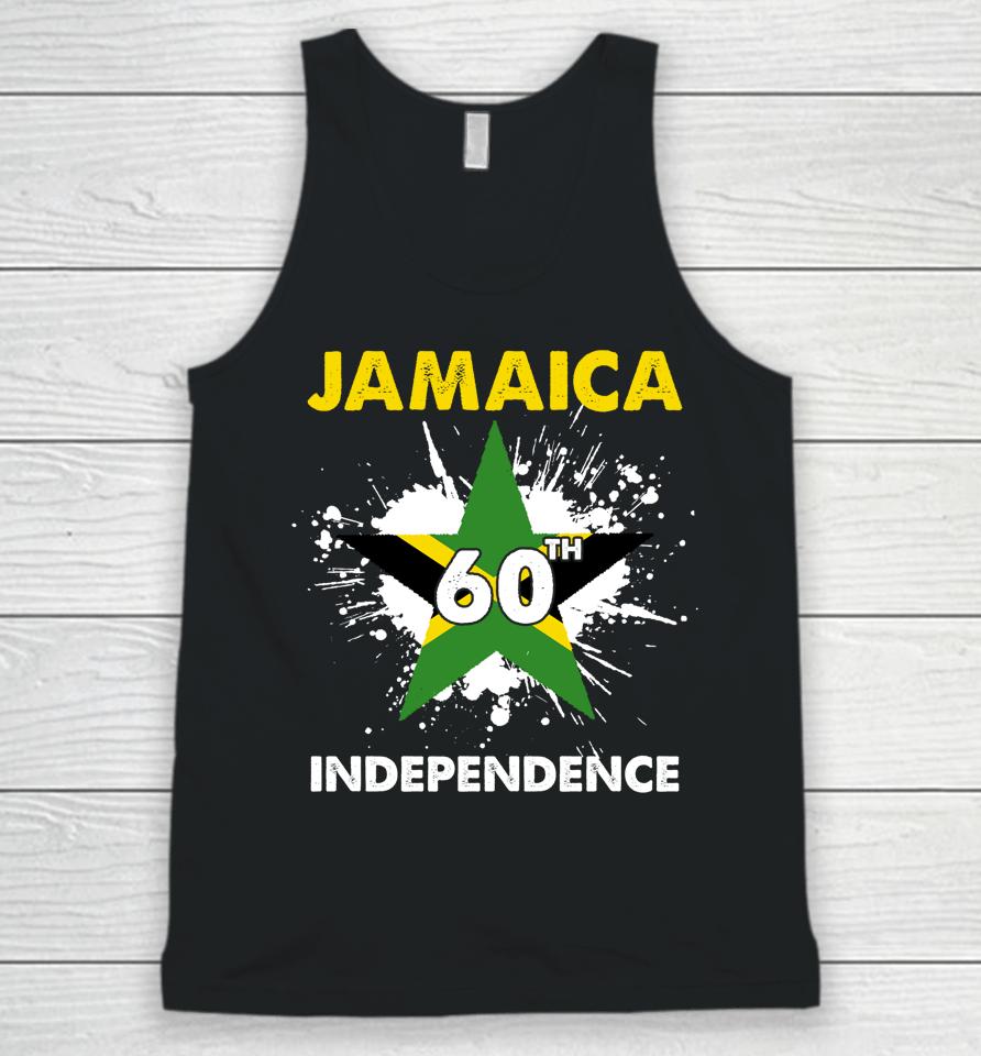 Jamaica 60Th Celebration Independence Day 2022 Jamaican Unisex Tank Top