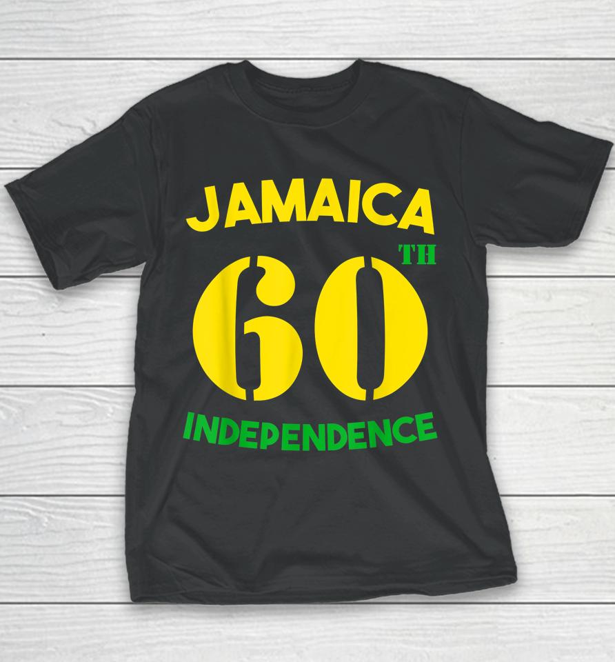 Jamaica 60Th Celebration Independence Day 2022 Jamaican Youth T-Shirt