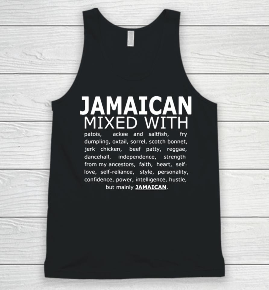 Jamaican Mixed With Long Unisex Tank Top