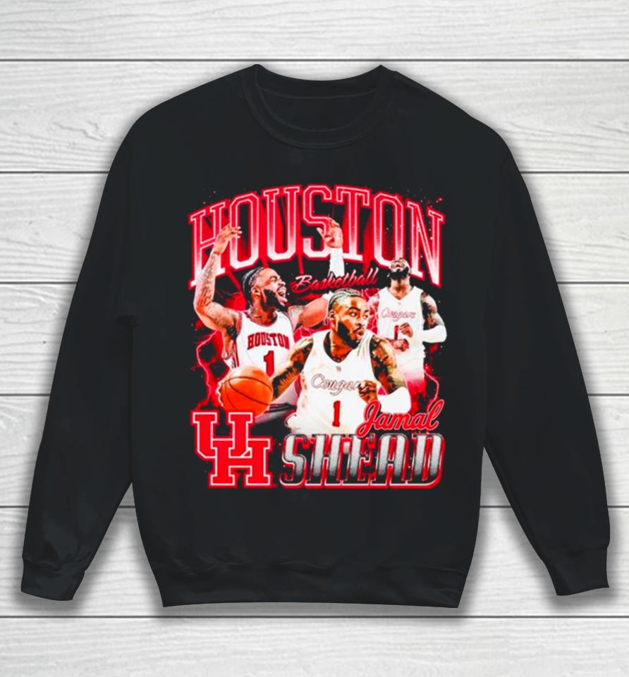 Jamal Shead Houston Cougars Ncaa Men’s Basketball Player Sweatshirt