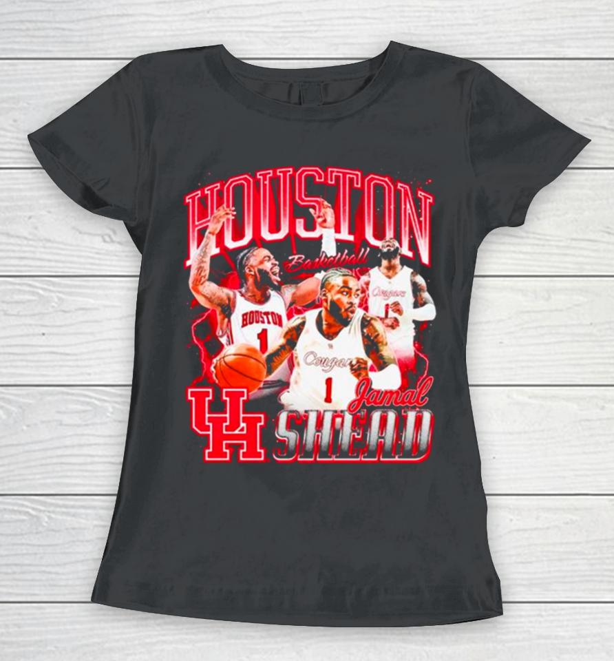 Jamal Shead Houston Cougars Ncaa Men’s Basketball Player Women T-Shirt