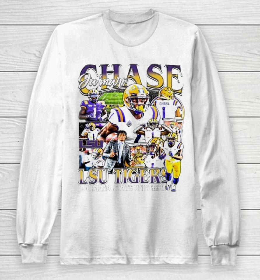 Ja’marr Chase Player Lsu Tigers Football Vintage 2023 Long Sleeve T-Shirt