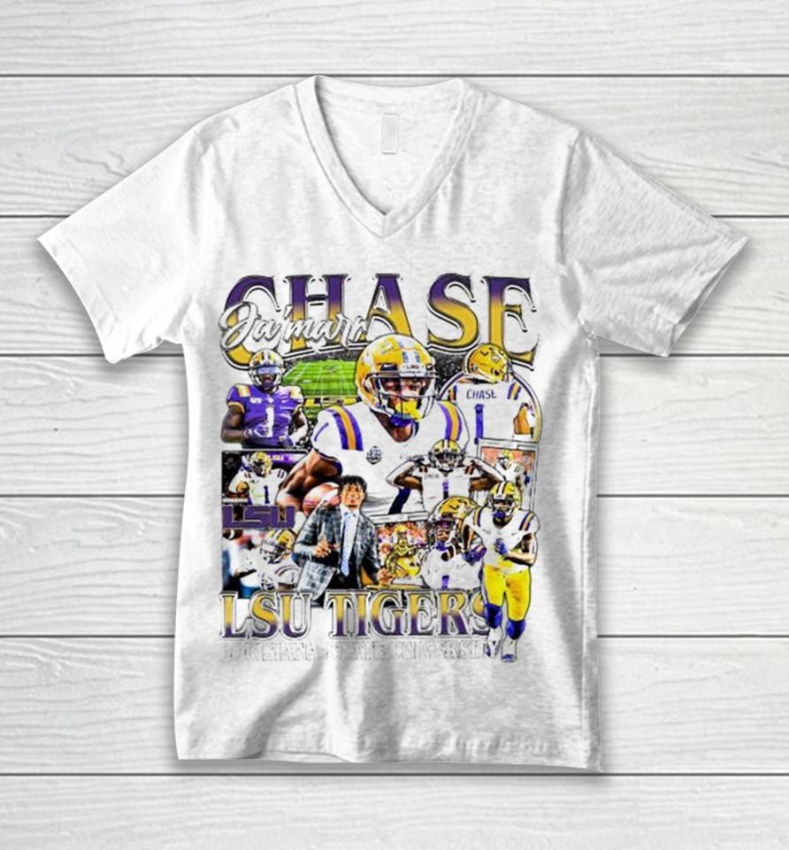 Ja’marr Chase Player Lsu Tigers Football Vintage 2023 Unisex V-Neck T-Shirt