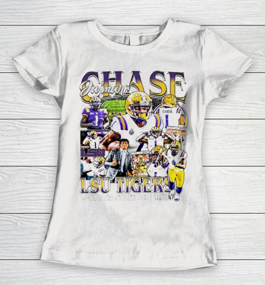 Ja’marr Chase Player Lsu Tigers Football Vintage 2023 Women T-Shirt