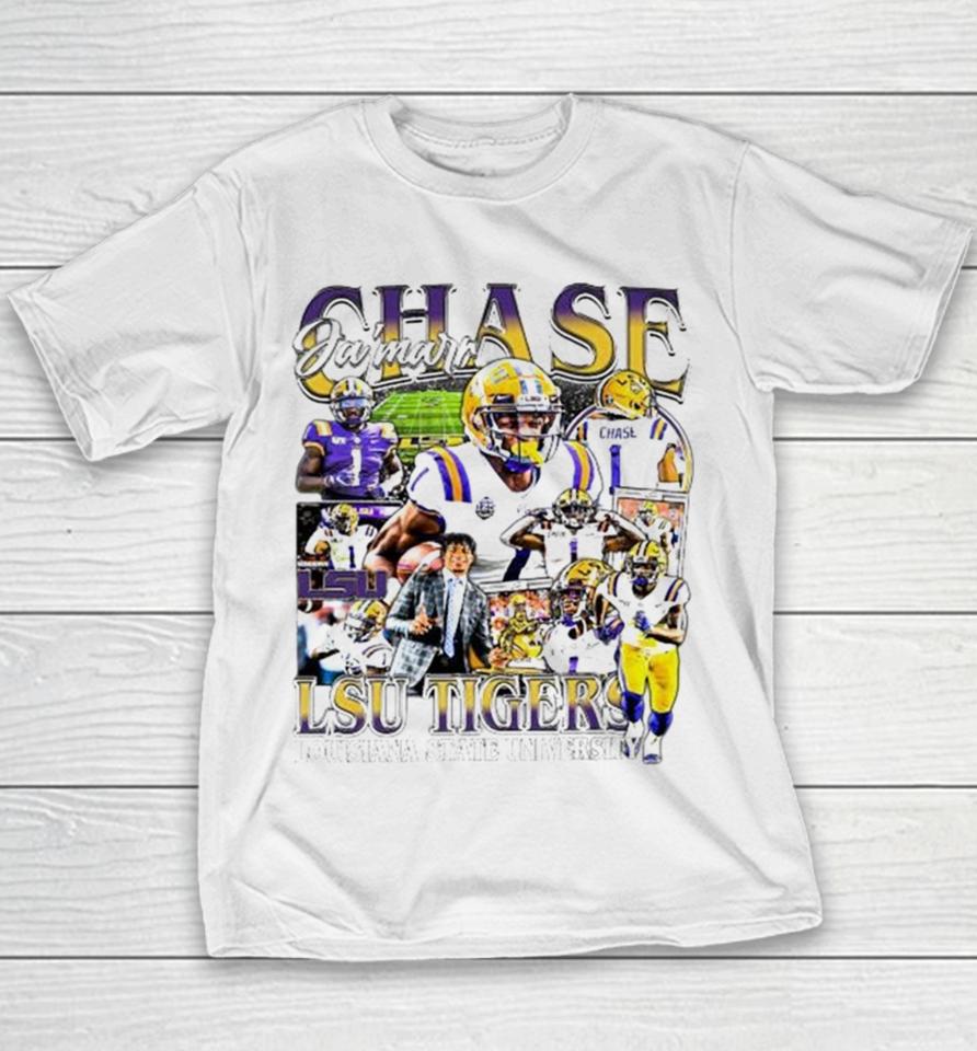 Ja’marr Chase Player Lsu Tigers Football Vintage 2023 Youth T-Shirt