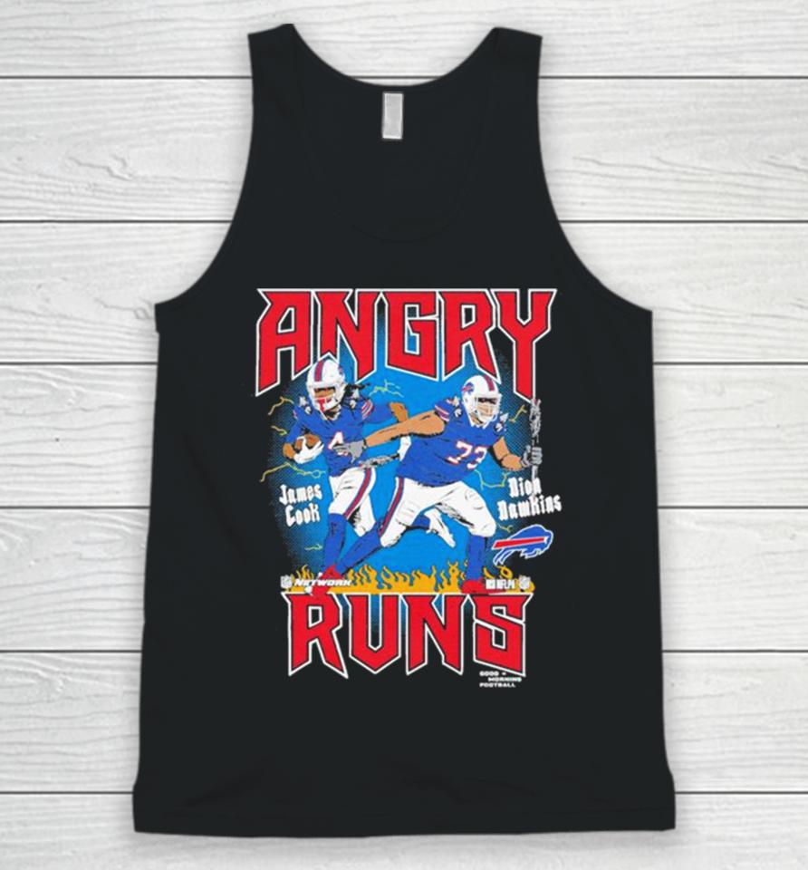James Cook &Amp; Dion Dawkins Buffalo Bills Homage Unisex Angry Runs Player Graphic Unisex Tank Top