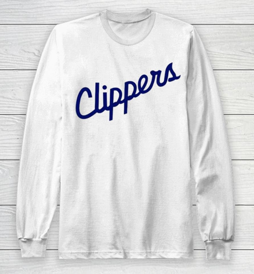 James Harden Clippers Logo Long Sleeve T-Shirt
