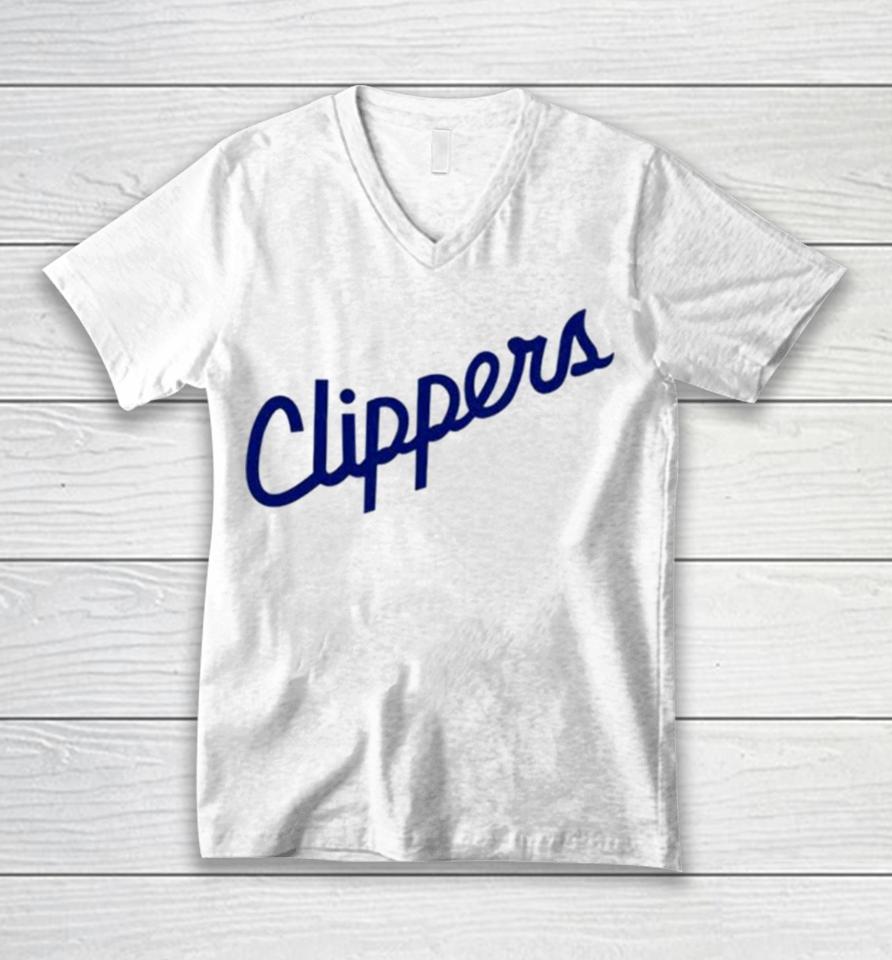 James Harden Clippers Logo Unisex V-Neck T-Shirt