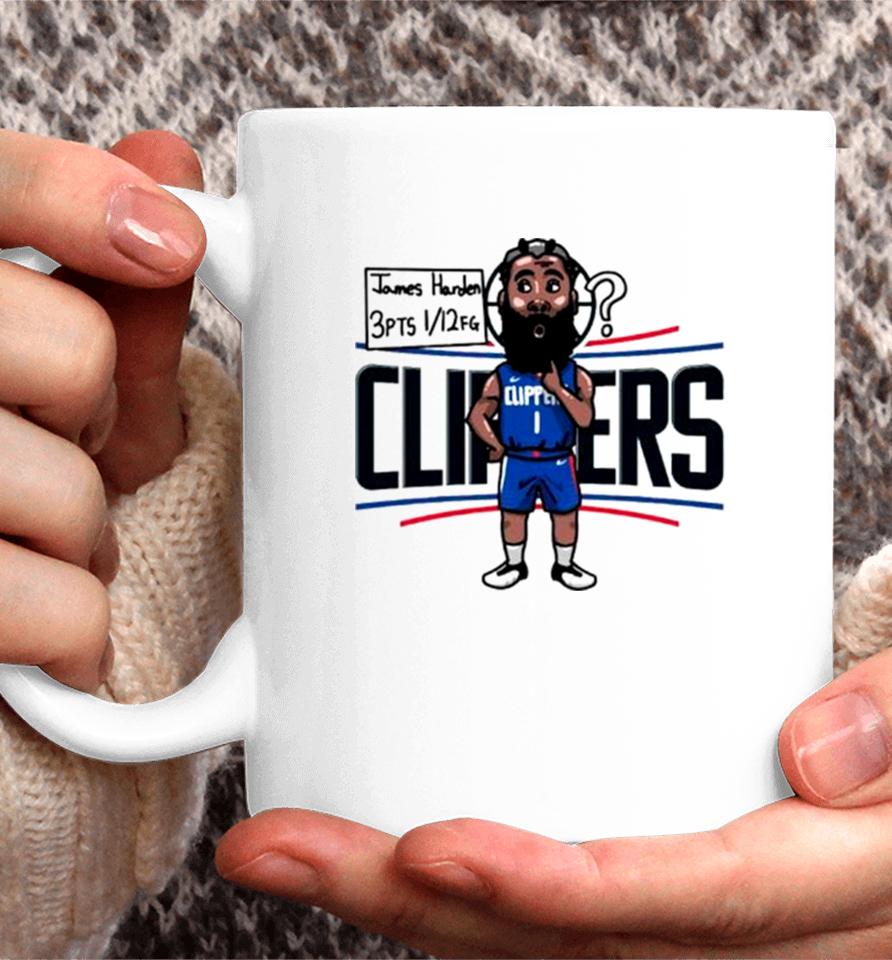 James Harden Los Angeles Clippers Player Cartoon Coffee Mug