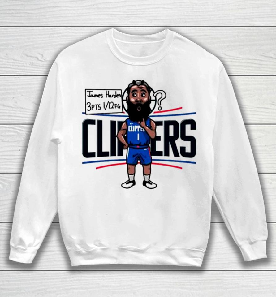James Harden Los Angeles Clippers Player Cartoon Sweatshirt