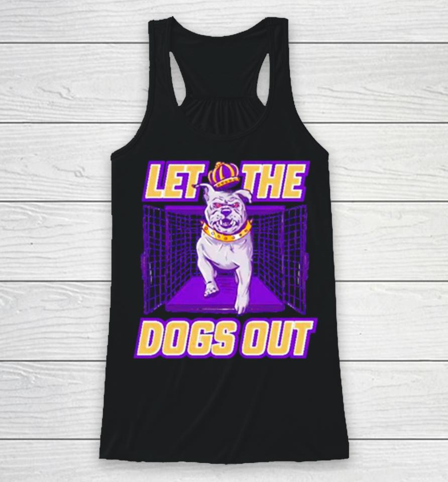 James Madison University Let The Dogs Out Racerback Tank