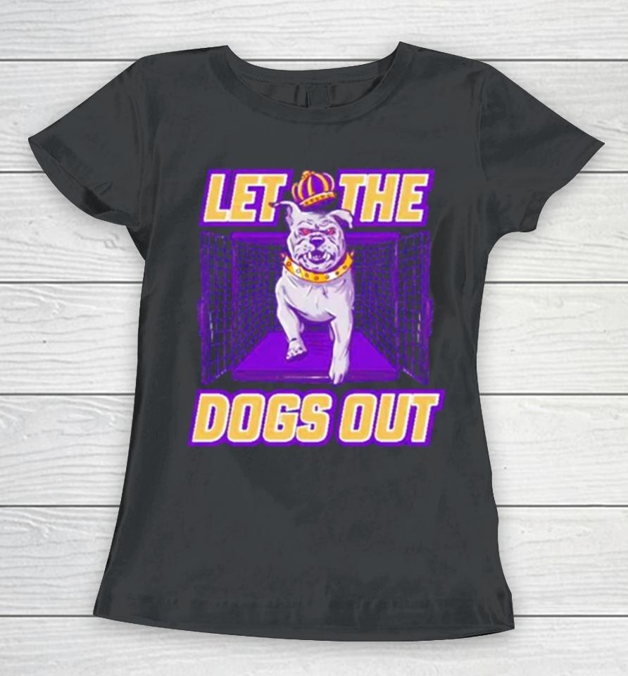 James Madison University Let The Dogs Out Women T-Shirt