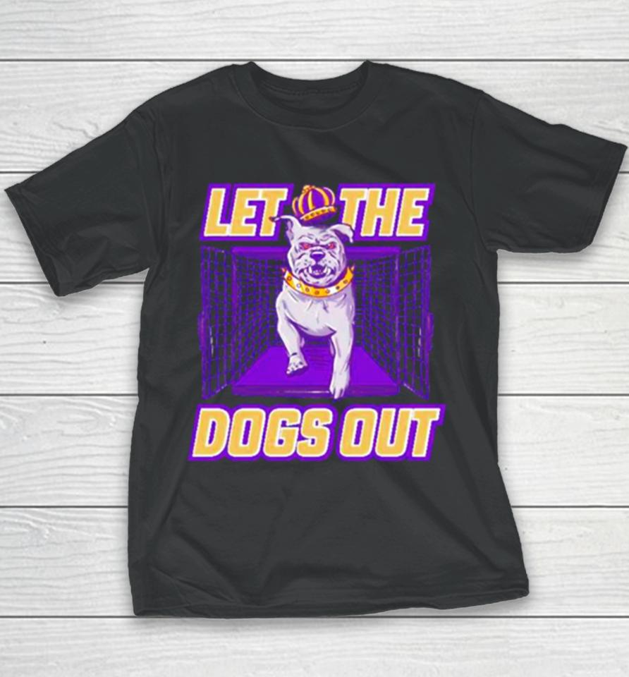 James Madison University Let The Dogs Out Youth T-Shirt
