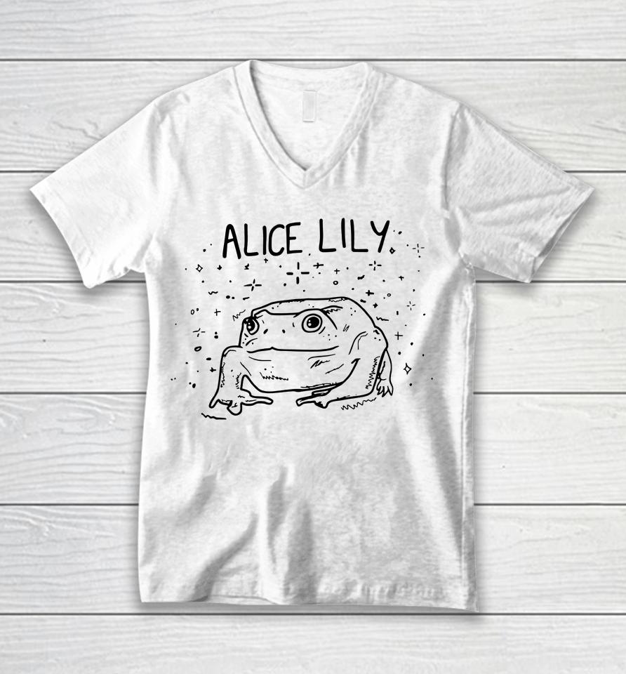 James Marriott Alice Lily Unisex V-Neck T-Shirt