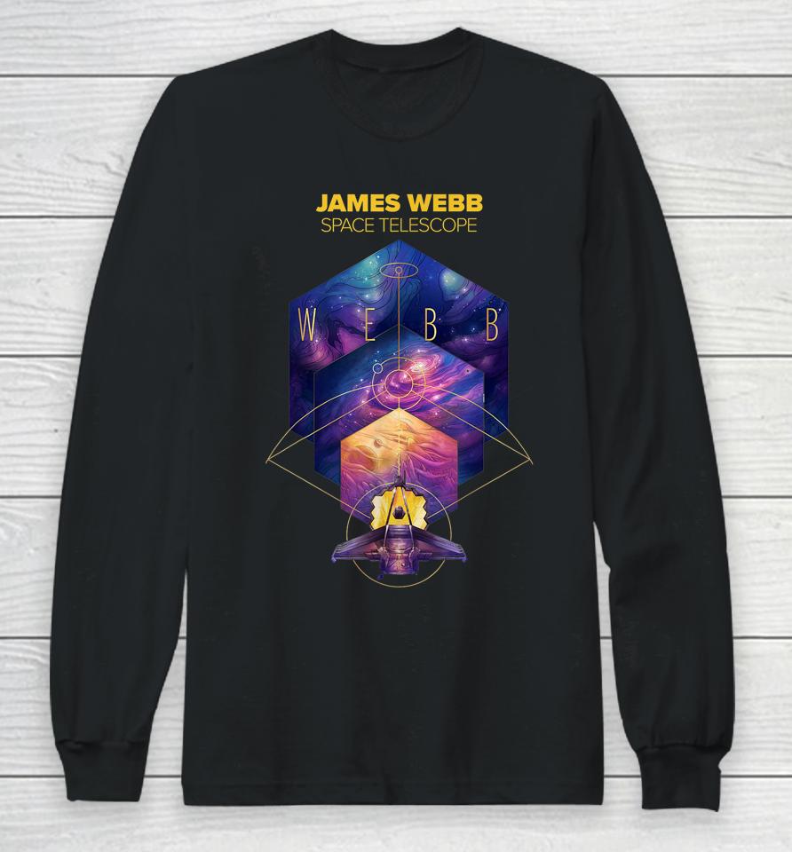 James Webb Space Telescope Nasa Jwst Mission Poster Long Sleeve T-Shirt