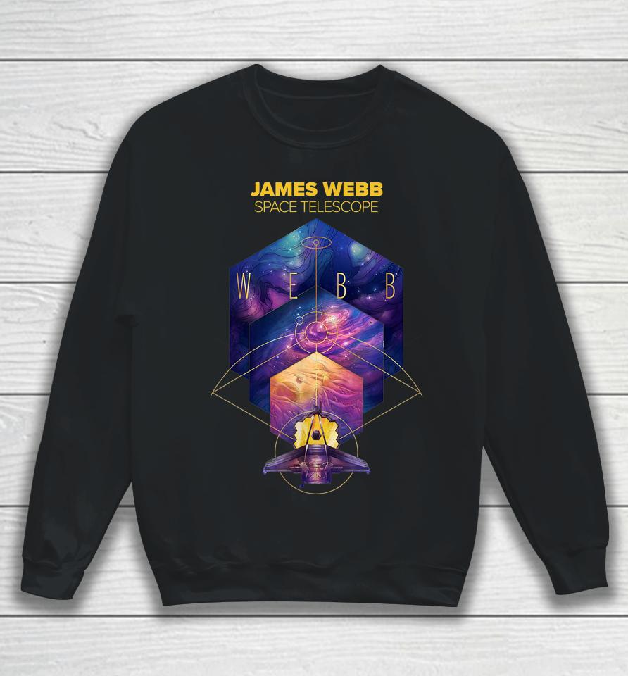 James Webb Space Telescope Nasa Jwst Mission Poster Sweatshirt