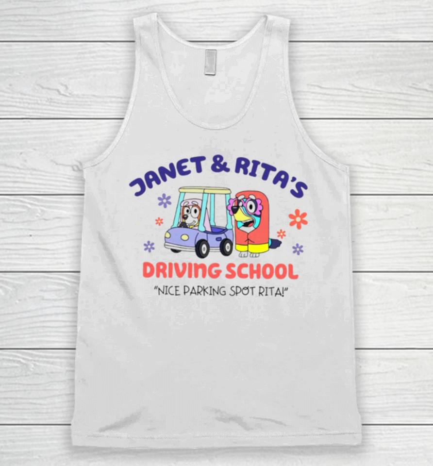 Janet And Rita’s Driving School Nice Parking Spot Rita Unisex Tank Top