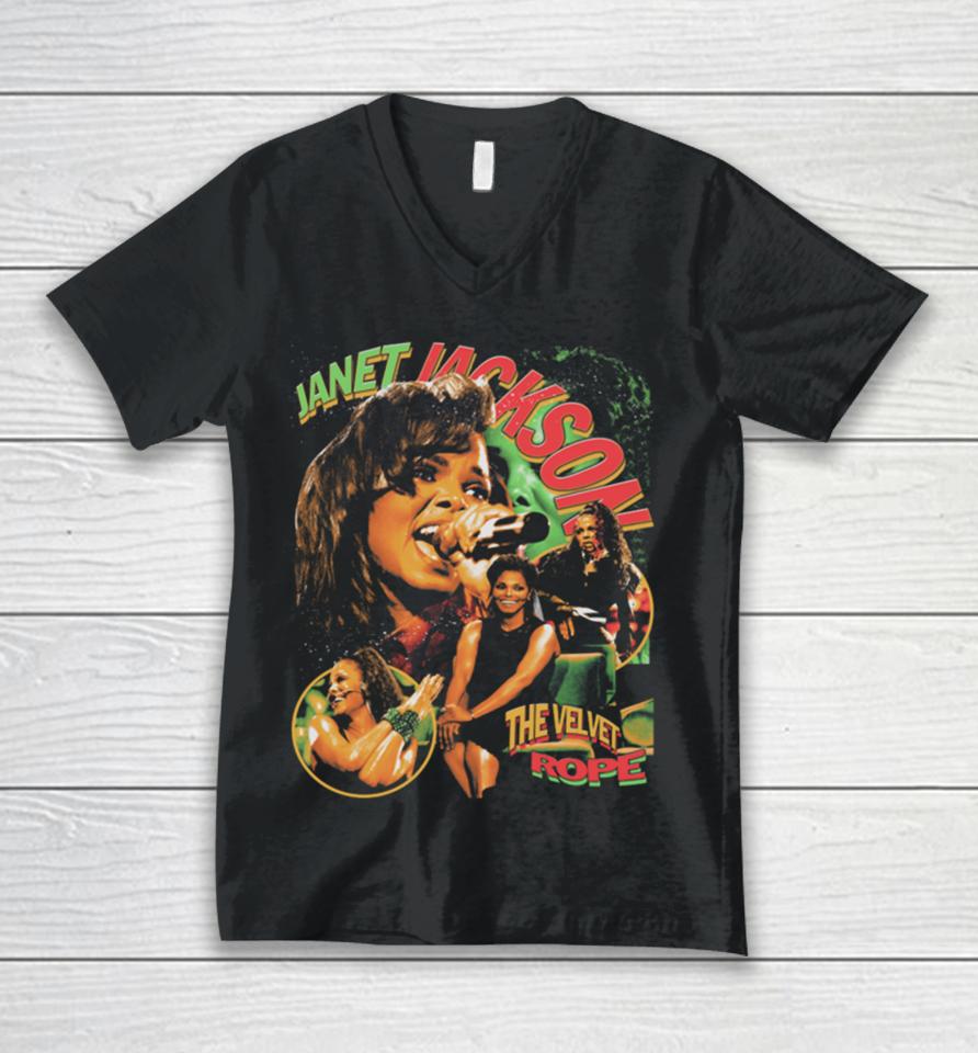 Janet Jackson 2 Unisex V-Neck T-Shirt