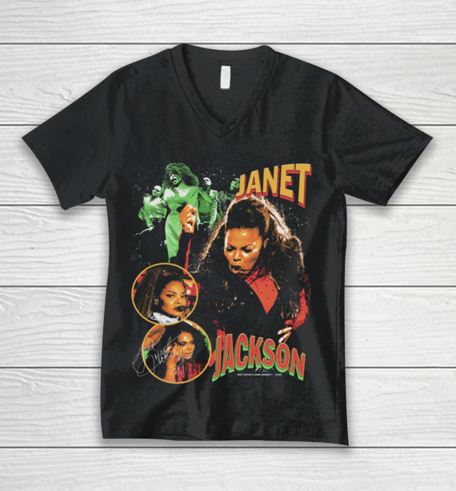 Janet Jackson 2 Unisex V-Neck T-Shirt