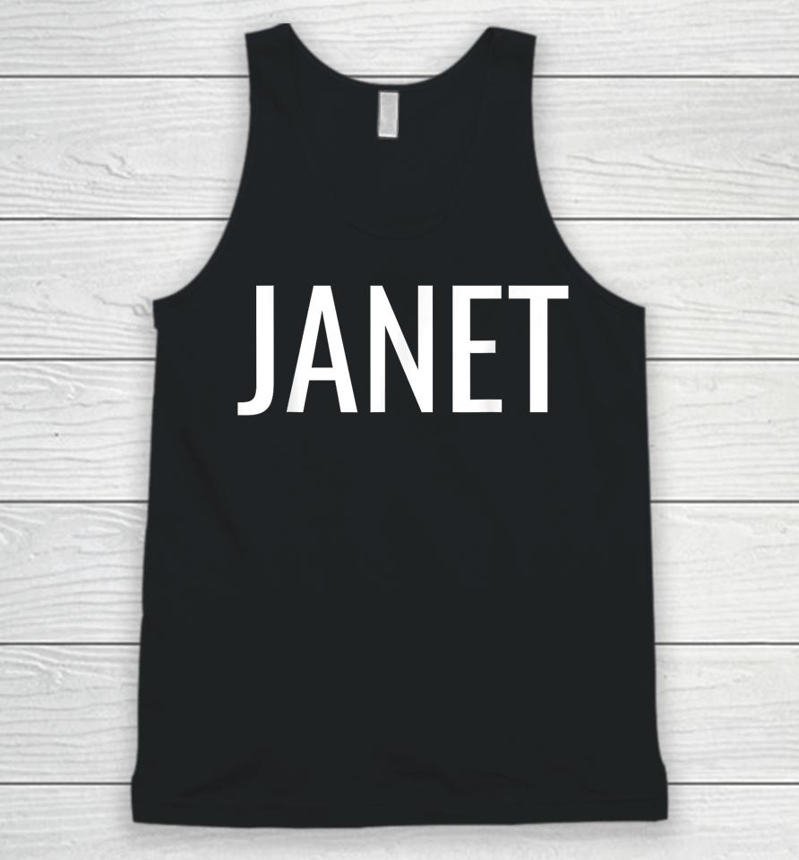 Janet Unisex Tank Top