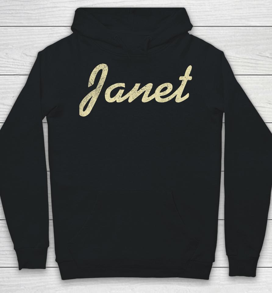 Janet Vintage Retro Hoodie