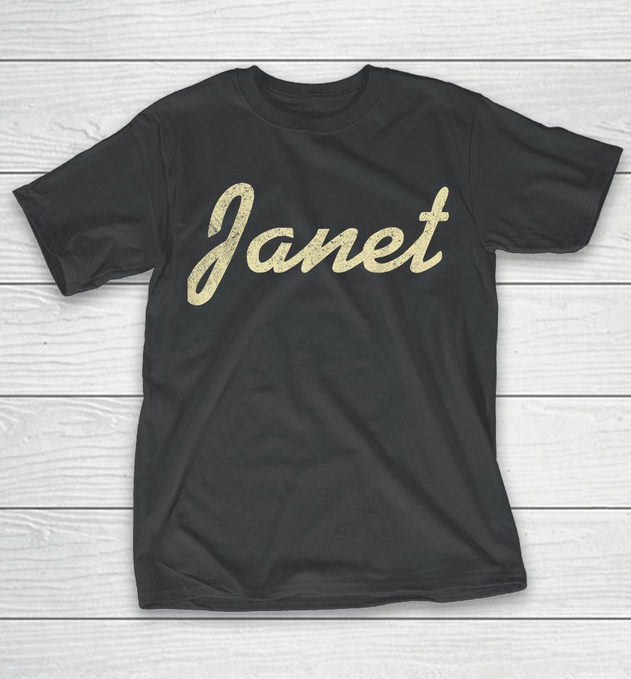 Janet Vintage Retro T-Shirt