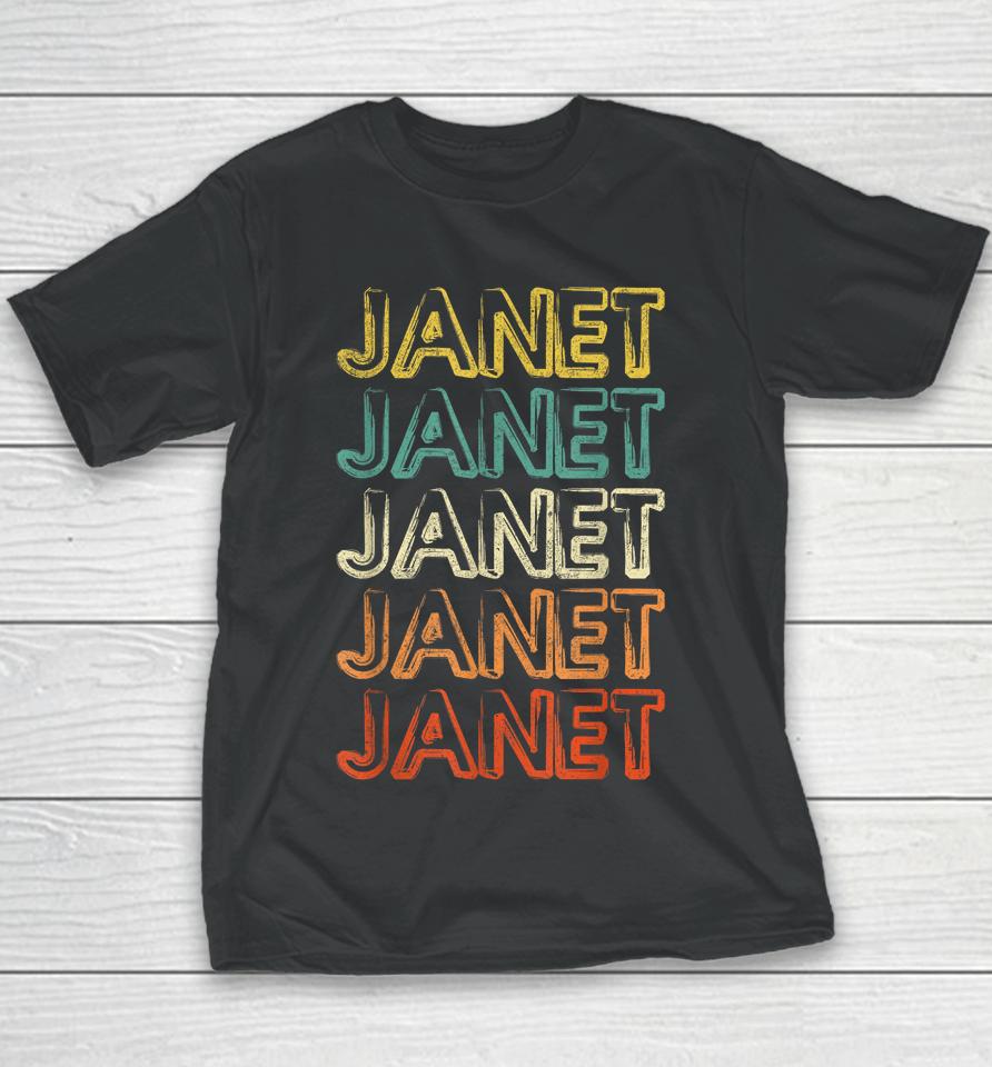 Janet Vintage Retro Youth T-Shirt