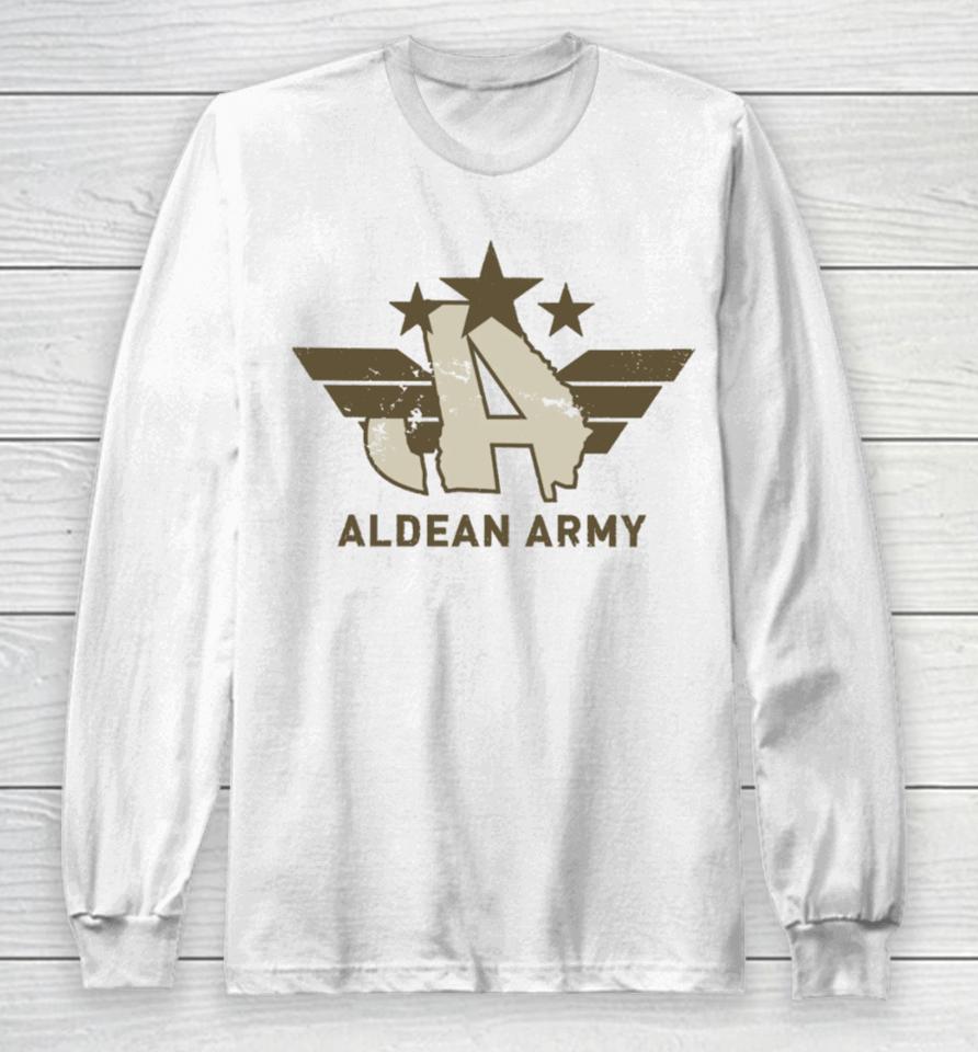 Jason Aldean Deluxe Aldean Army Fan Club Membership Long Sleeve T-Shirt