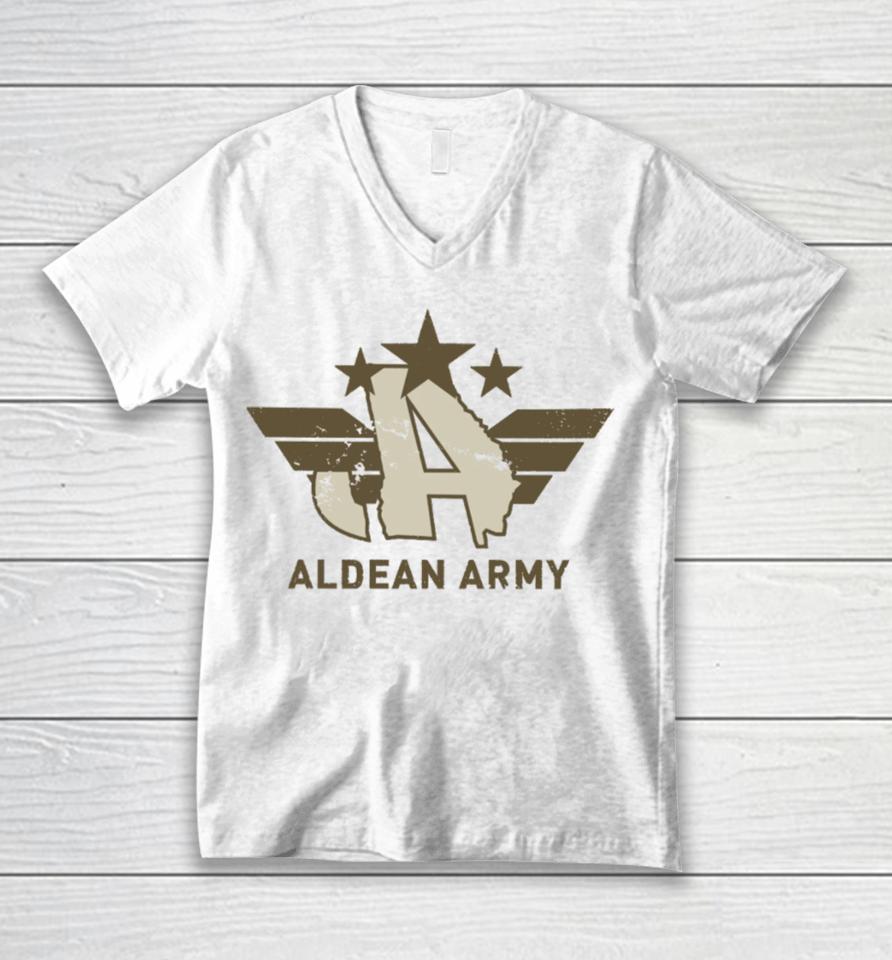 Jason Aldean Deluxe Aldean Army Fan Club Membership Unisex V-Neck T-Shirt