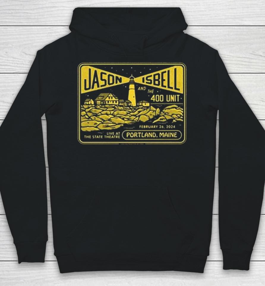 Jason Isbell And The 400 Unit 2 26 2024 State Theatre Portland Me Hoodie