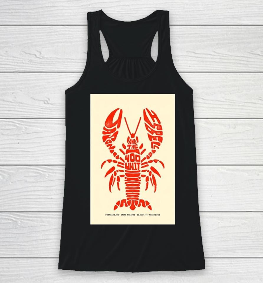 Jason Isbell And The 400 Unit Concert State Theatre Portland Me February 26, 2024 Racerback Tank