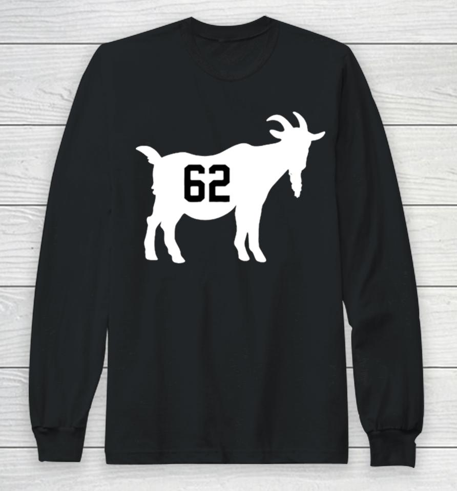Jason Kelce Goat 62 Philadelphia Eagles Long Sleeve T-Shirt