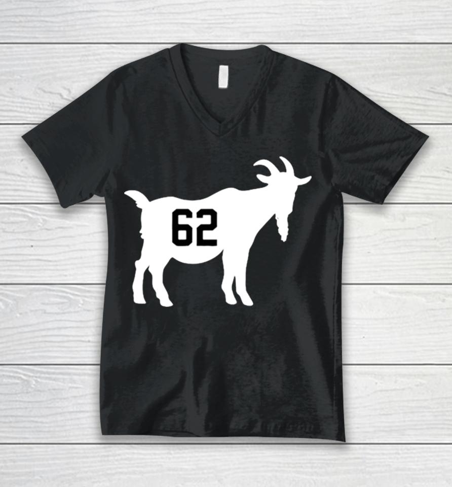 Jason Kelce Goat 62 Philadelphia Eagles Unisex V-Neck T-Shirt