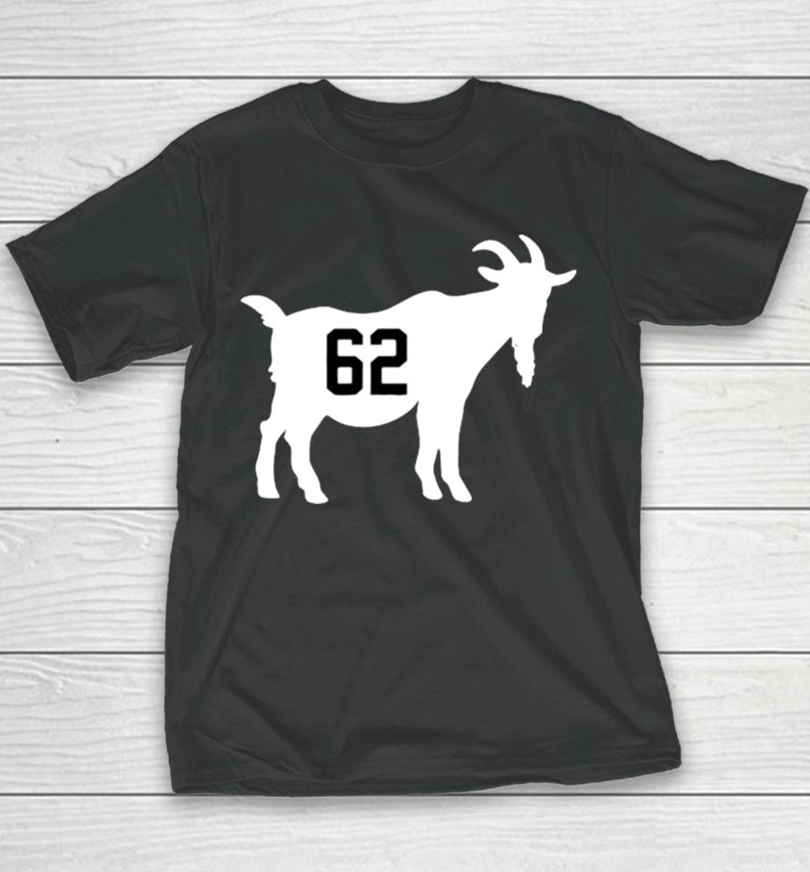 Jason Kelce Goat 62 Philadelphia Eagles Youth T-Shirt