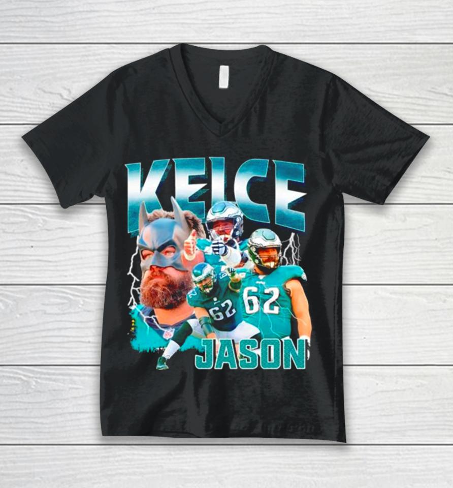 Jason Kelce Team Sport Legend Philadelphia Eagles Football Unisex V-Neck T-Shirt